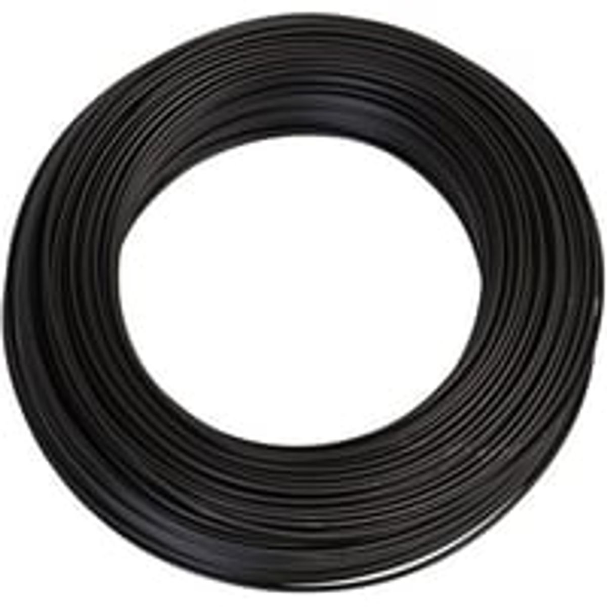 1,5 mm PVL installationsledning (PVC) - sort - 100 meter