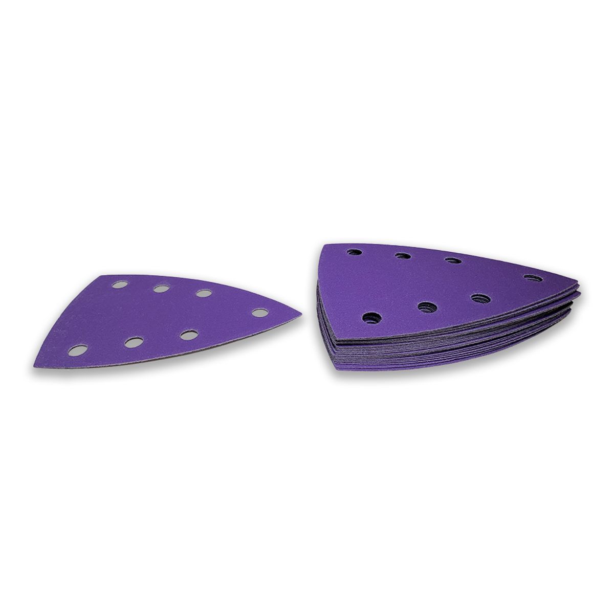 100x150mm Sandpapir i ark 25 stk. - Cool Violet Korn P120