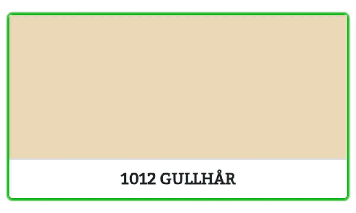 1012 - GULLHÅR - 0.45 L - Maling