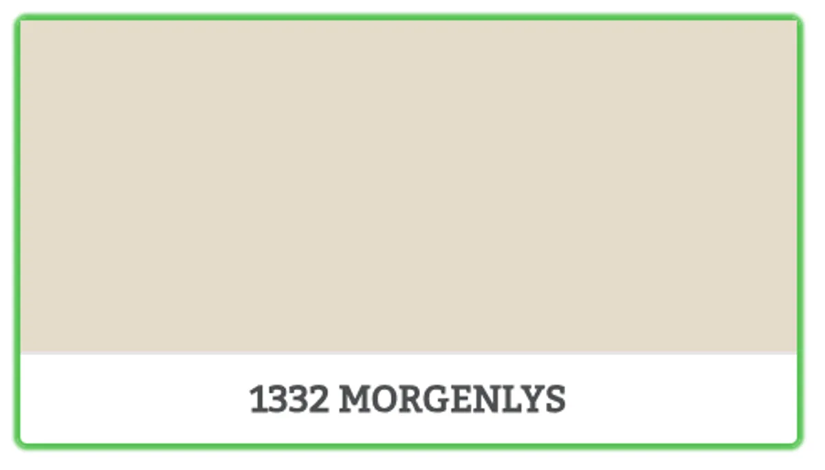 1332 - MORGENLYS - 0.45 L - Maling