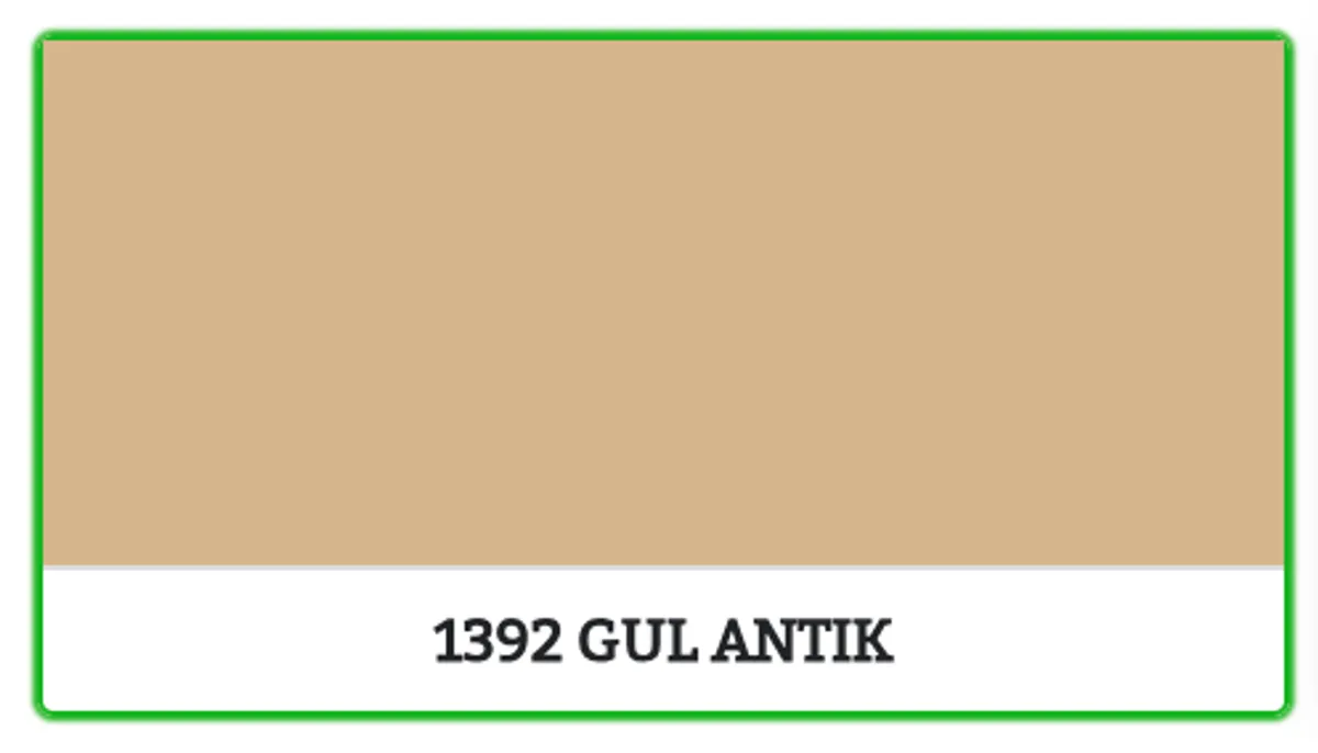 1392 - GUL ANTIKK - 2.7 L - Maling