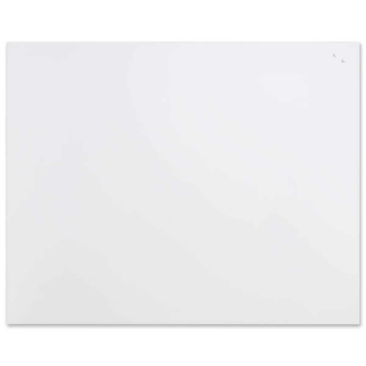 150 x 120 cm. PURE White Magnetisk Glastavle