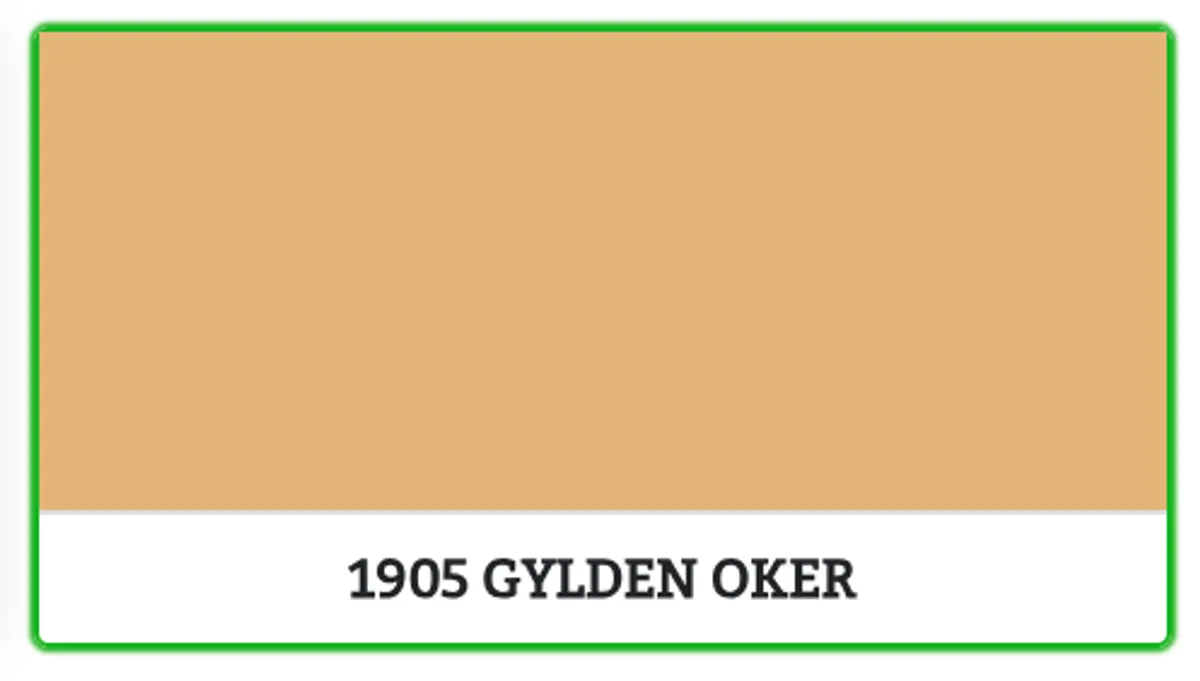 1905 - GYLDEN OKER - 2.7 L - Maling