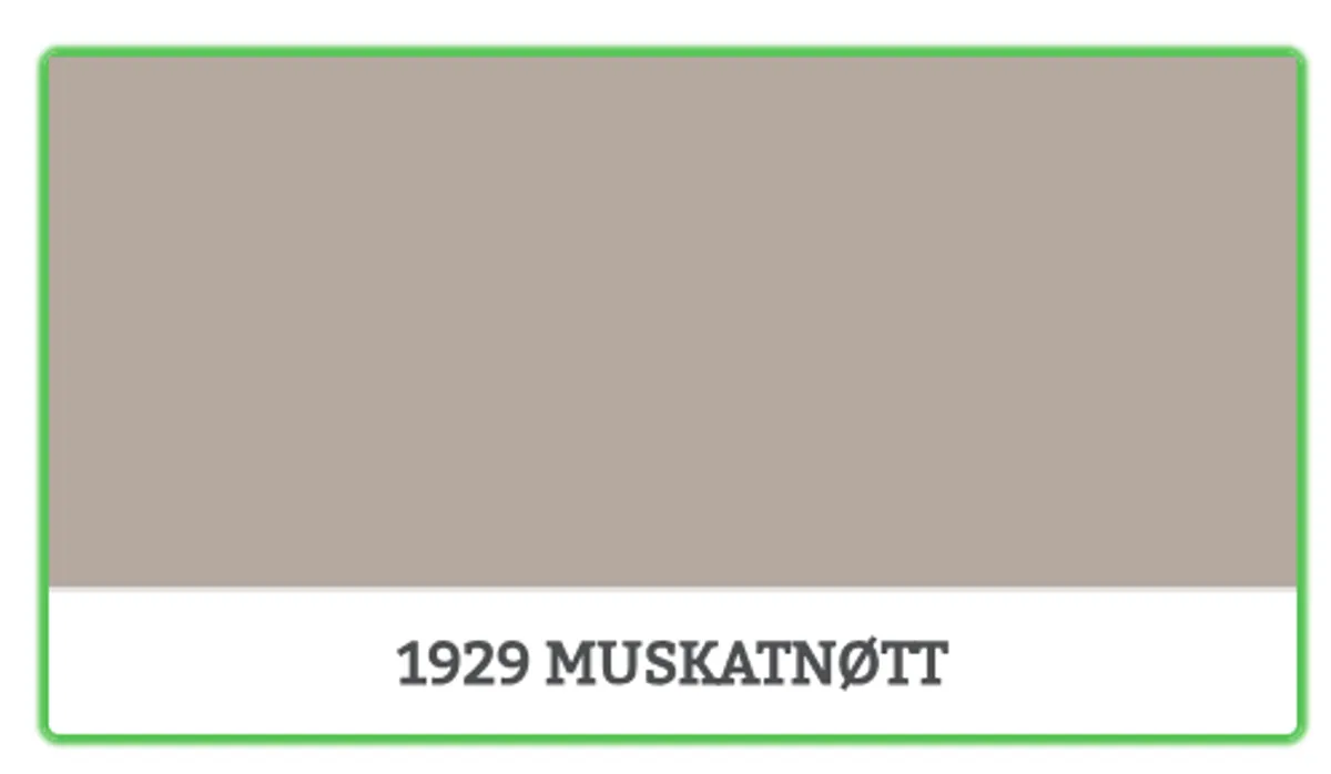 1929 - MUSKATNØTT - 0.45 L - Maling