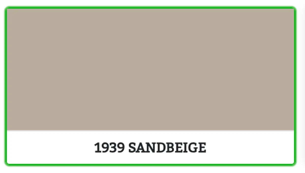 1939 - SANDBEIGE - 0.45 L - Maling