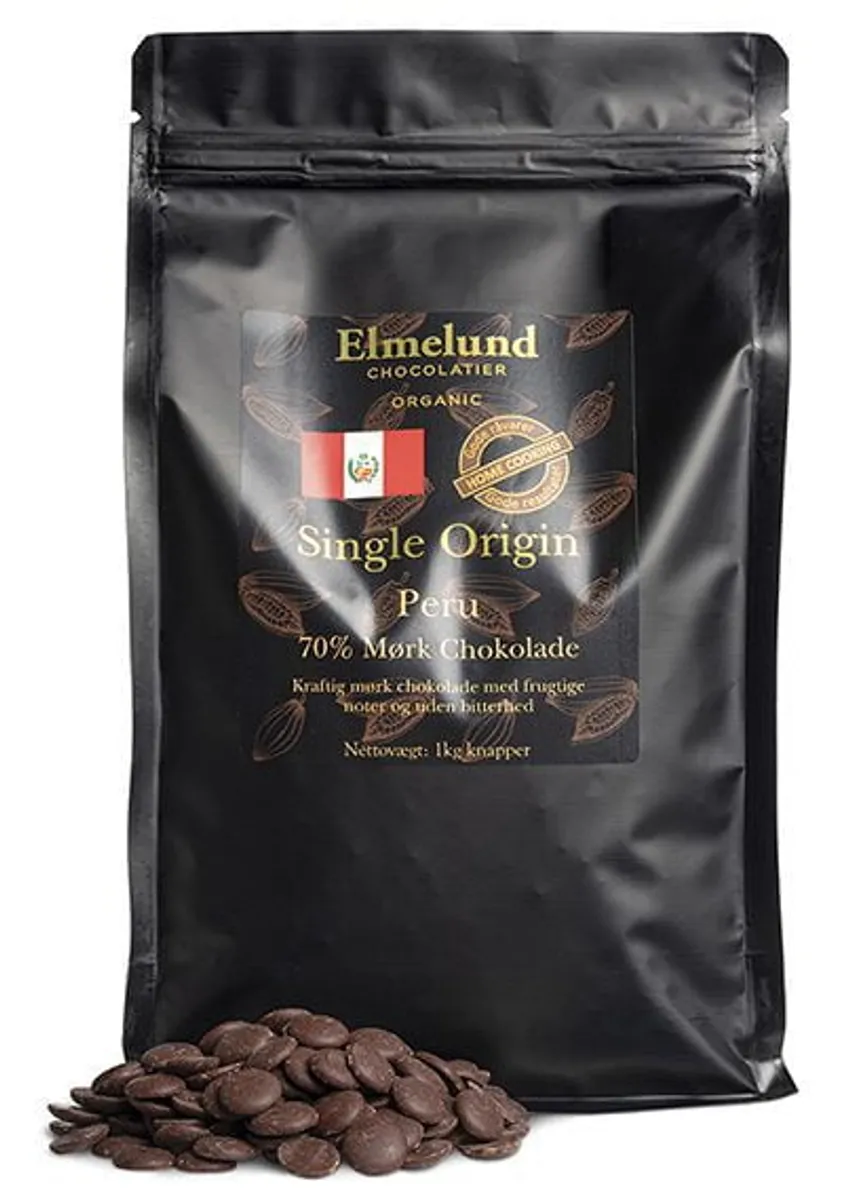 1kg - Peru 70% Mørk Chokolade