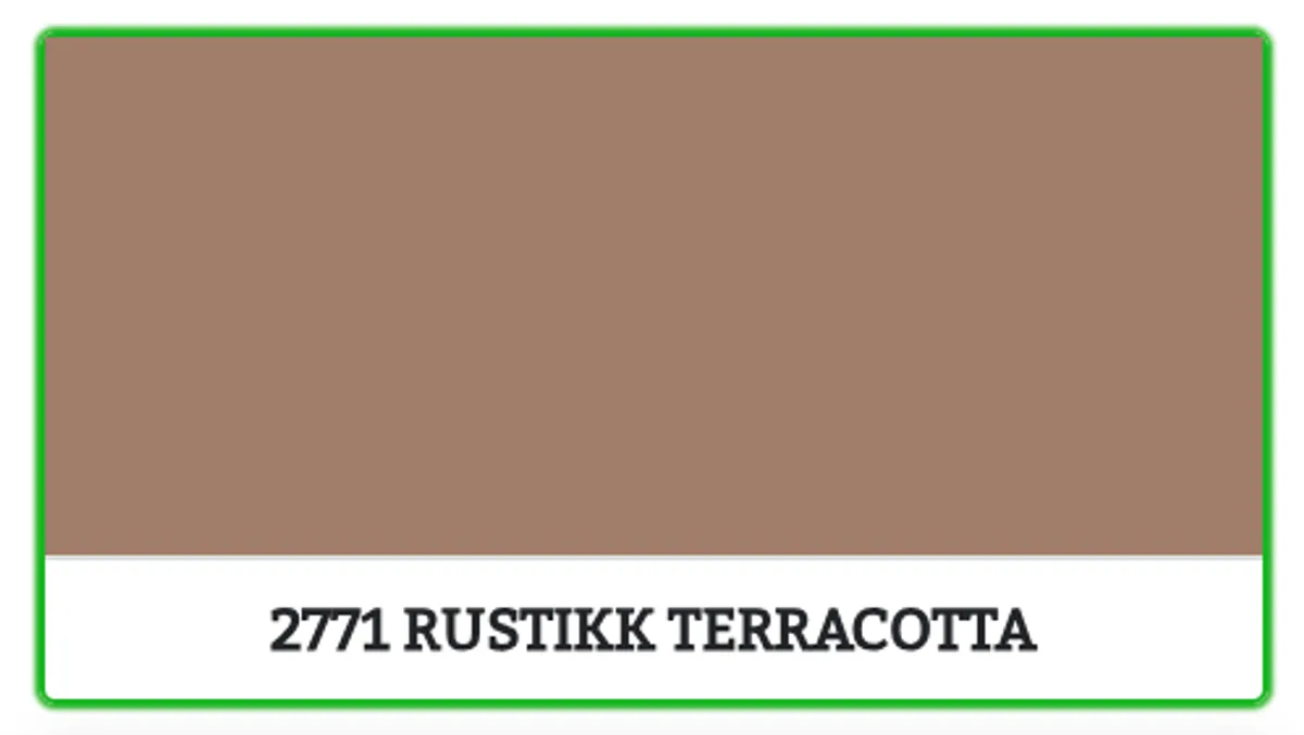 2771 - RUSTIKK TERRACOTTA - 0.45 L - Maling