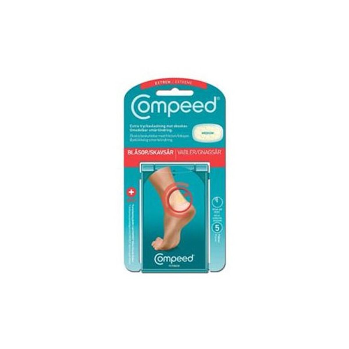 3 in 1 medium - 8 stk - Compeed