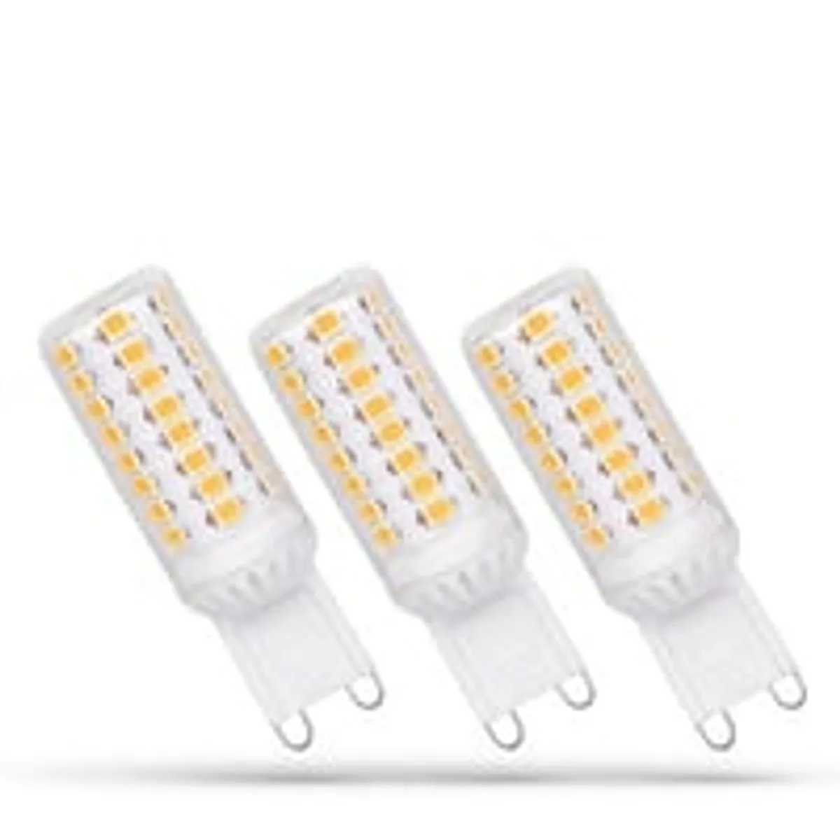 3-pak 4W LED prer - 230V, G9, dmpbar med 5 rs producentgaranti