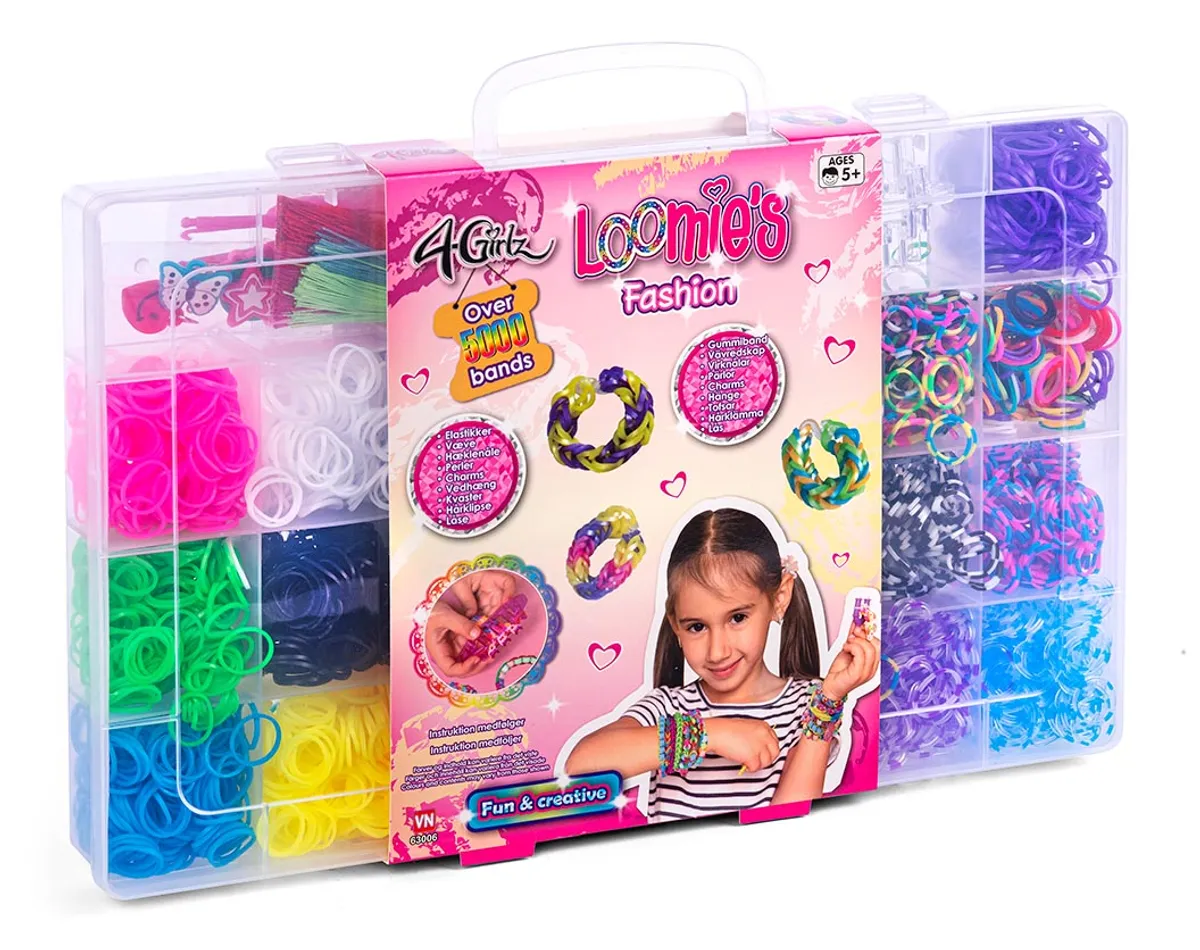 4-GIRLZ 5000+ Loombands - armbånd - Legekammeraten.dk