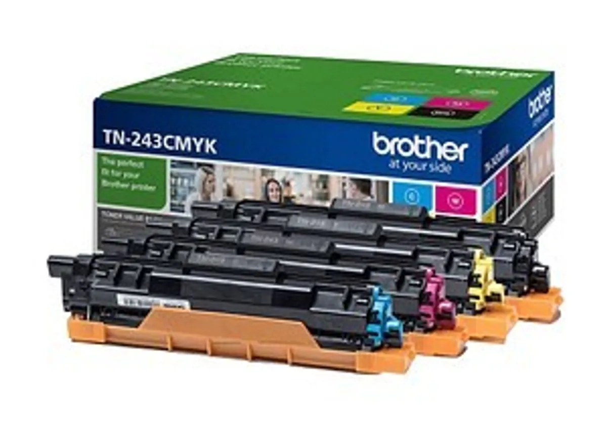 4-Pak B/C/M/Y toner - Brother TN243 SAMPAK - 4x1000 sider