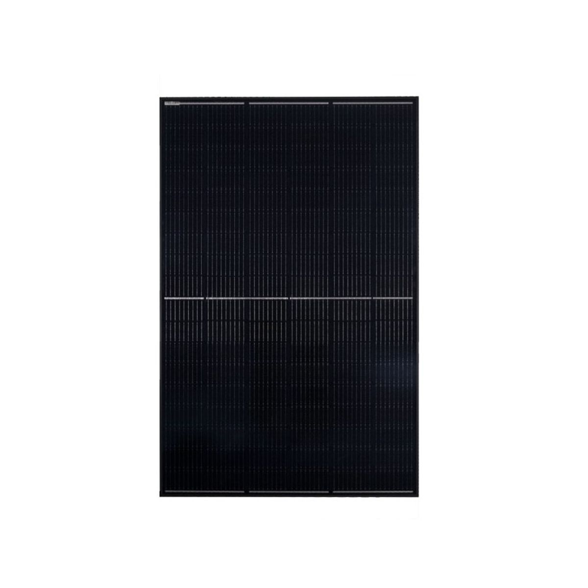 410W Fuld sort Tier1 Mono solcellepanel - Sort-i-sort, all-black, half-cut panel v/6 stk.