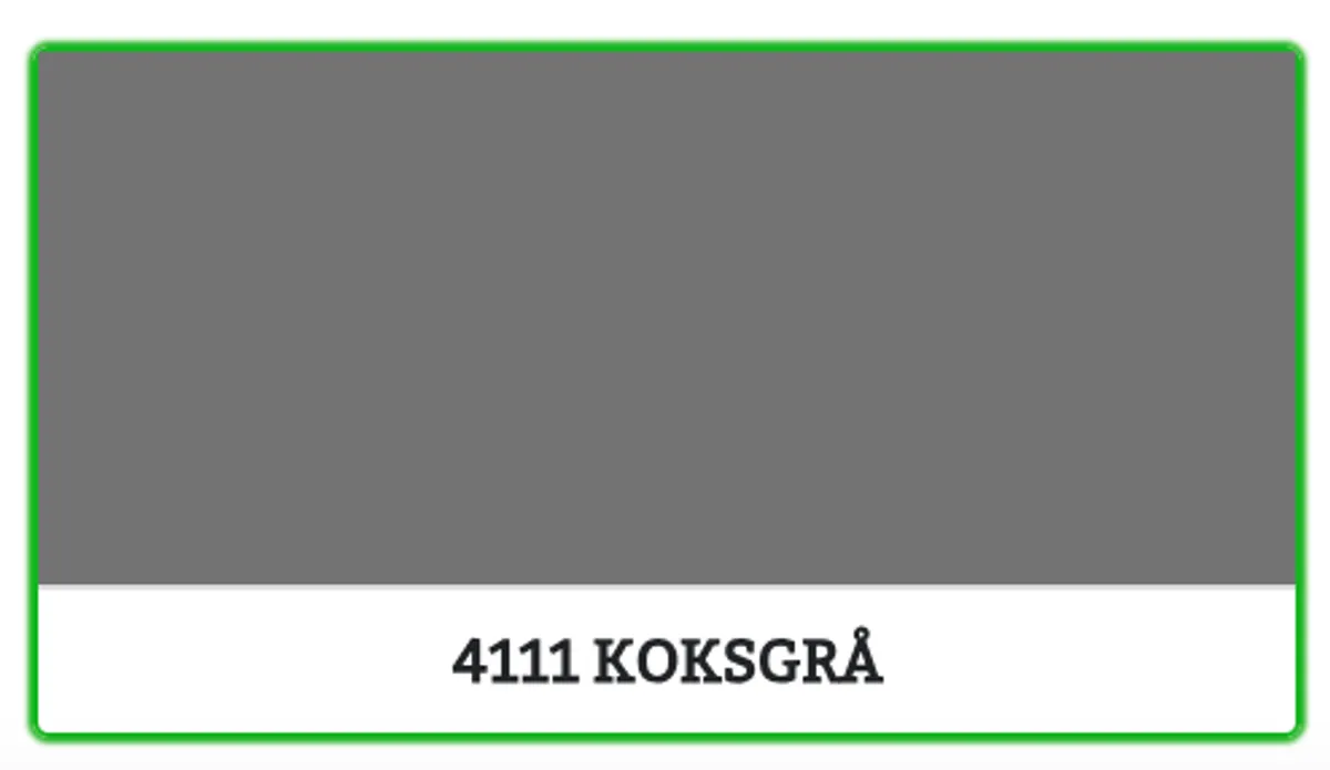 4111 - KOKSGRÅ - 0.45 L - Maling