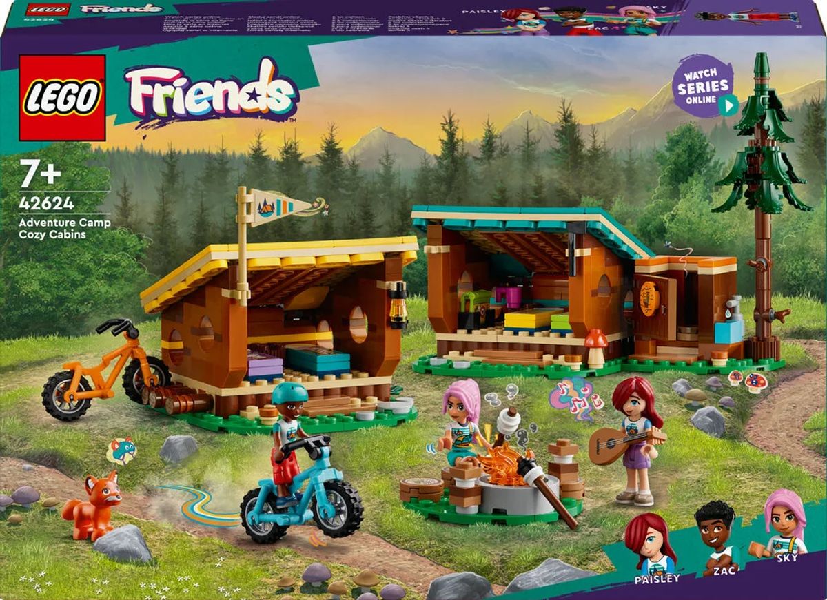 42624 LEGO Friends Adventure Camp hyggelige hytter