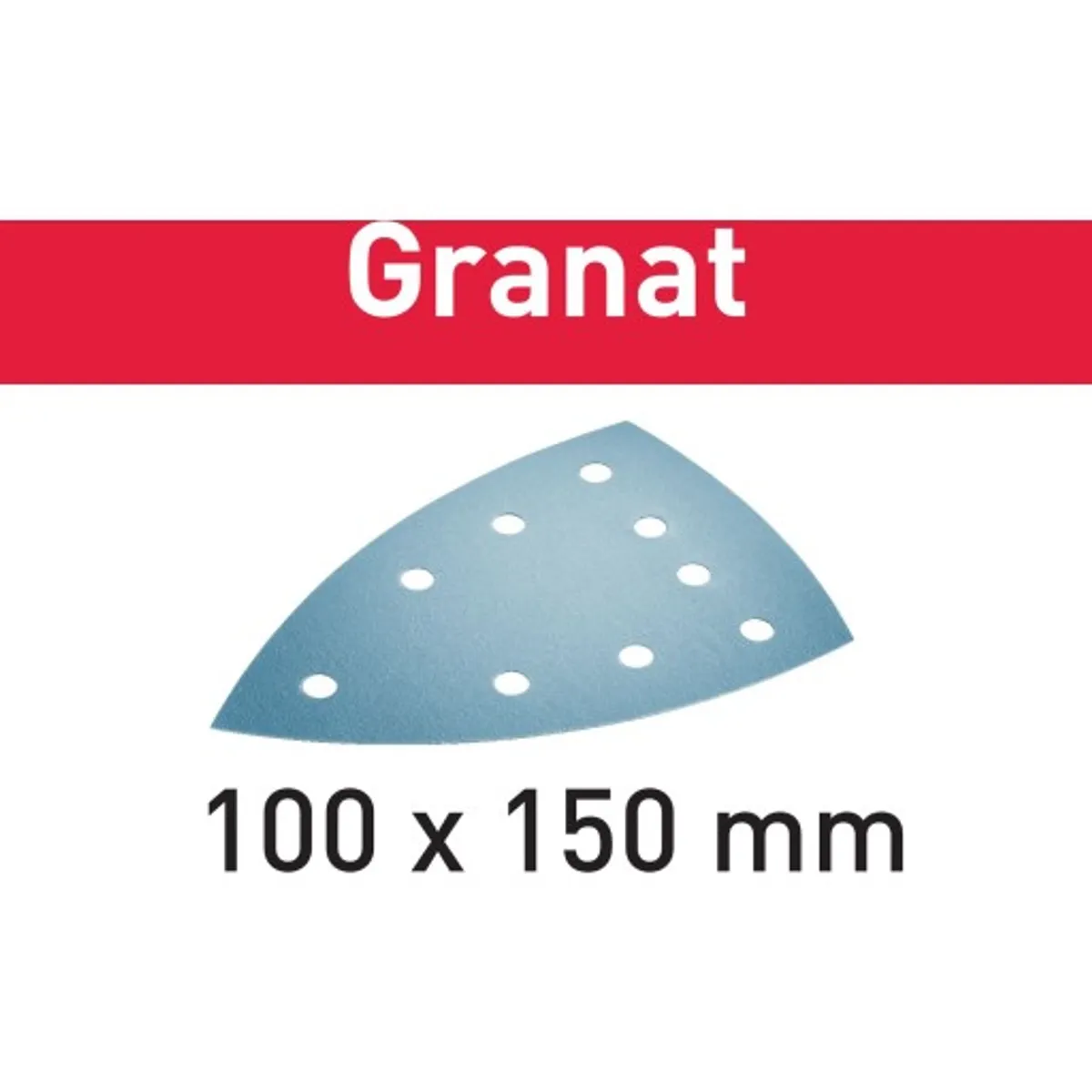 5 stk SLIBEPAPIR GRANAT P40 10STK