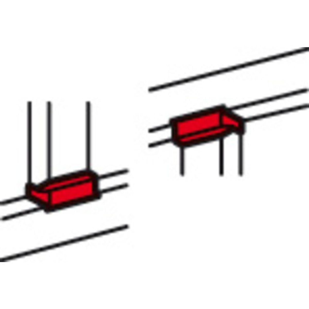 5 stk T-STYKKE 80/105 KLIKSYSTEM