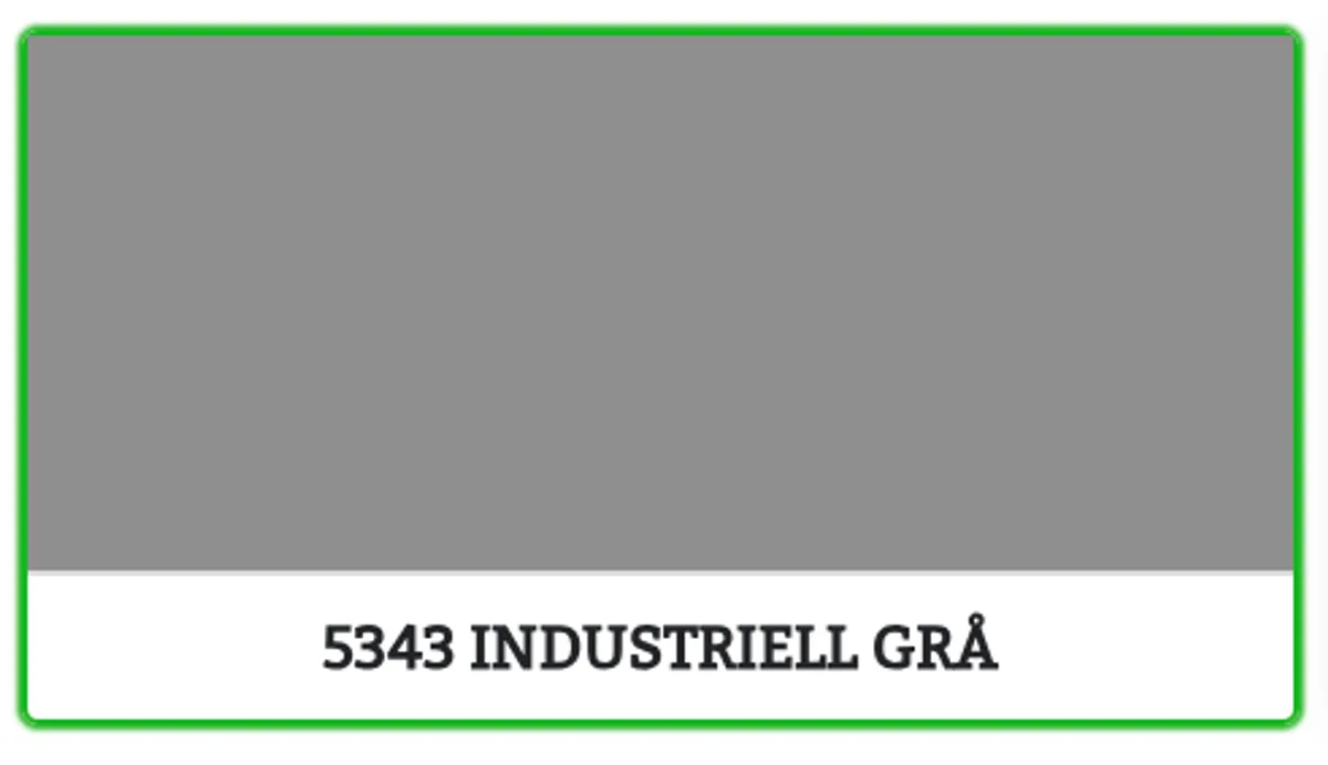 5343 - INDUSTRIELL GRÅ - 0.45 L - Maling