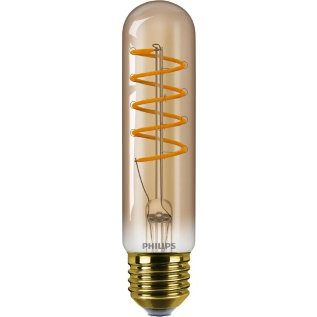 6 stk Master Value LED Standard Dæmpbar 4W E27 T32 Guld Spiral 250lm