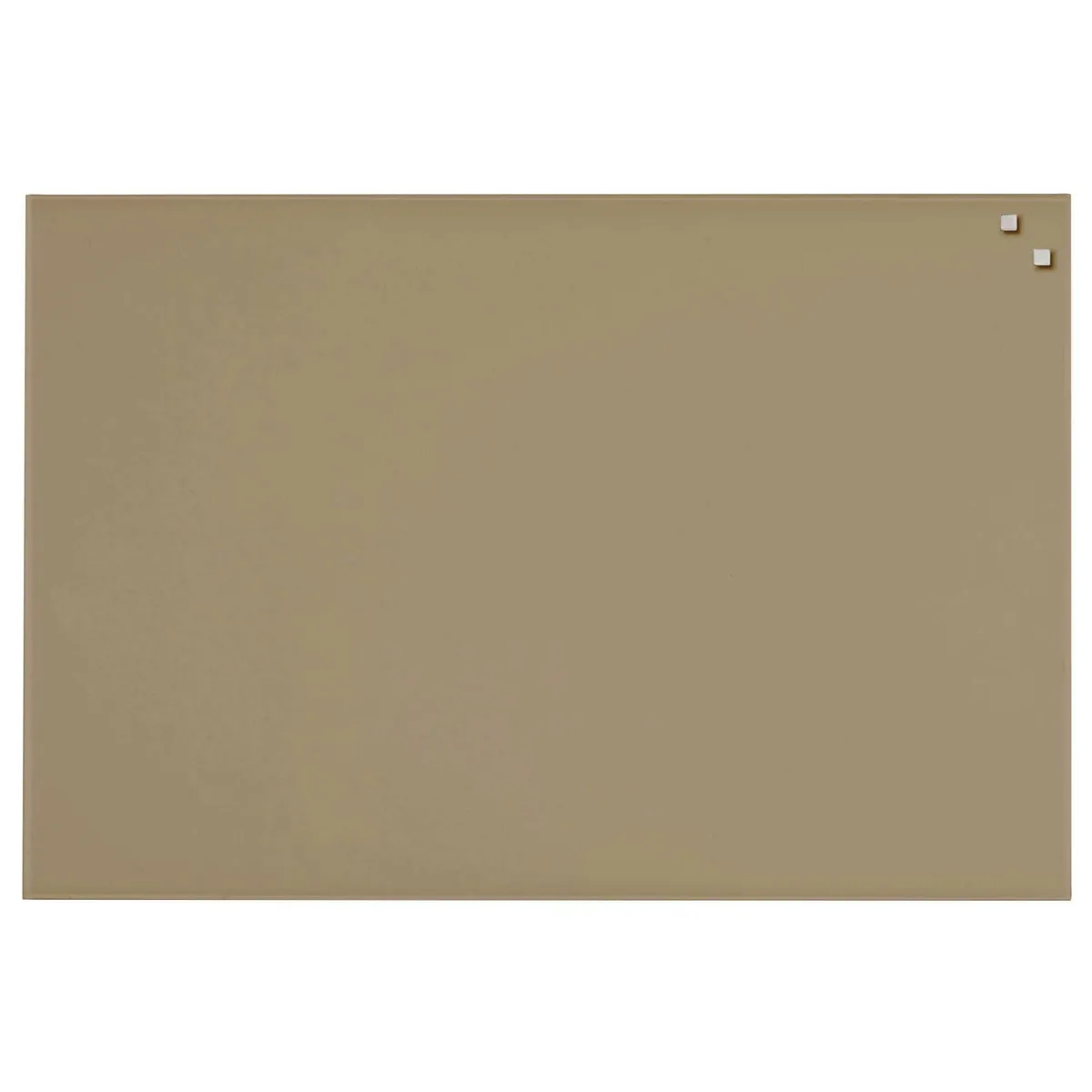 60 x 80 cm. Beige Magnetisk glastavle