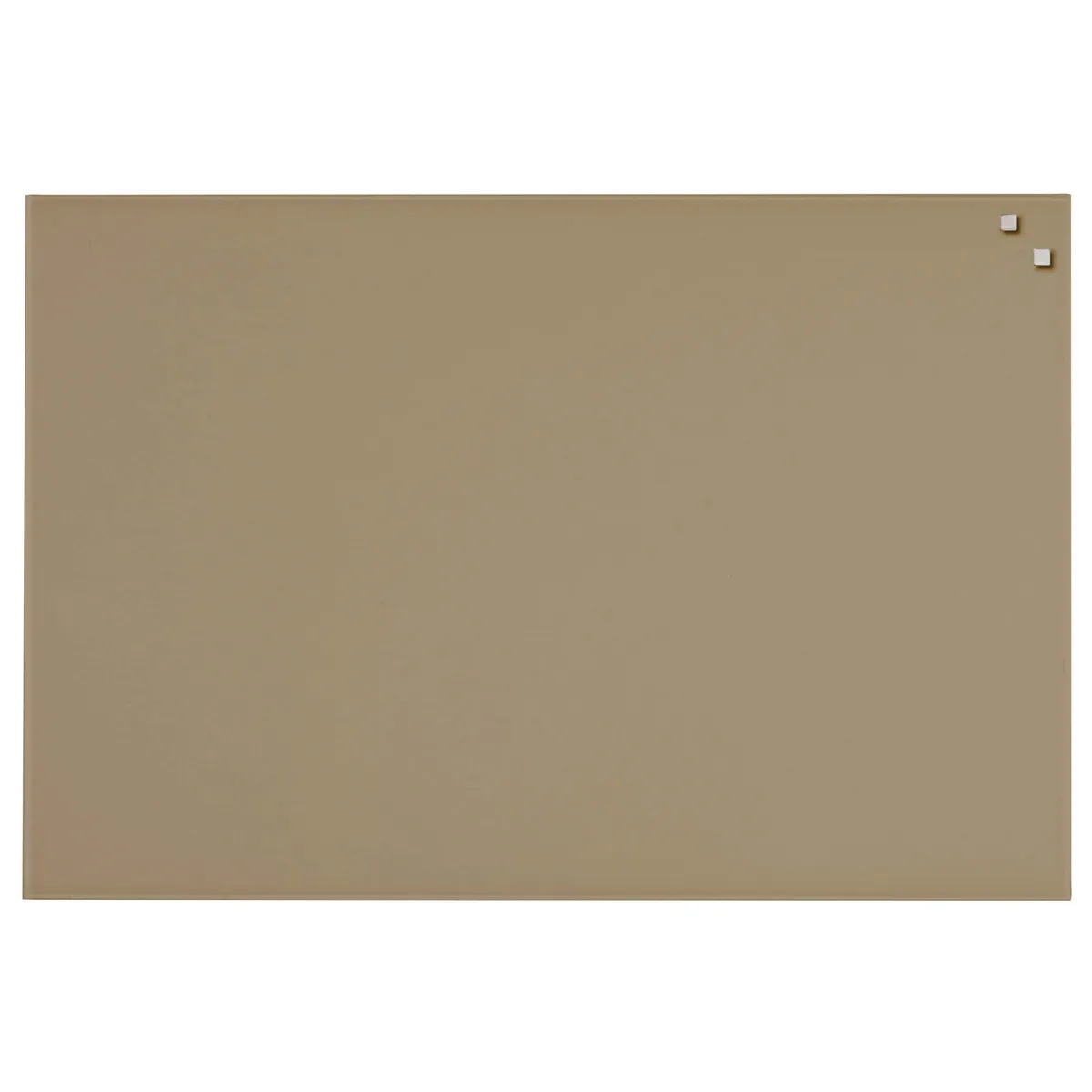 60 x 80 cm. Beige Magnetisk glastavle