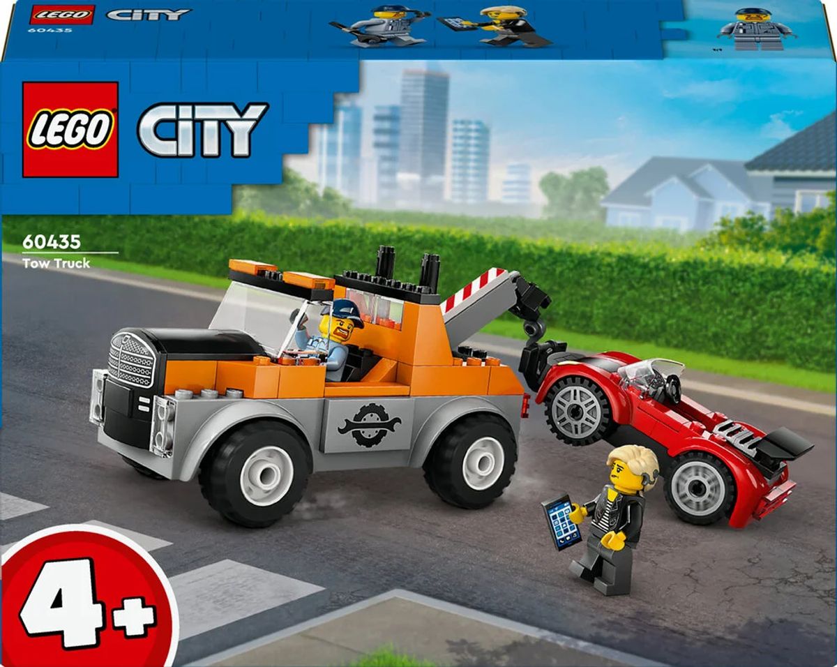 60435 LEGO City Great Vehicles Kranvogn og sportsvognsreparation