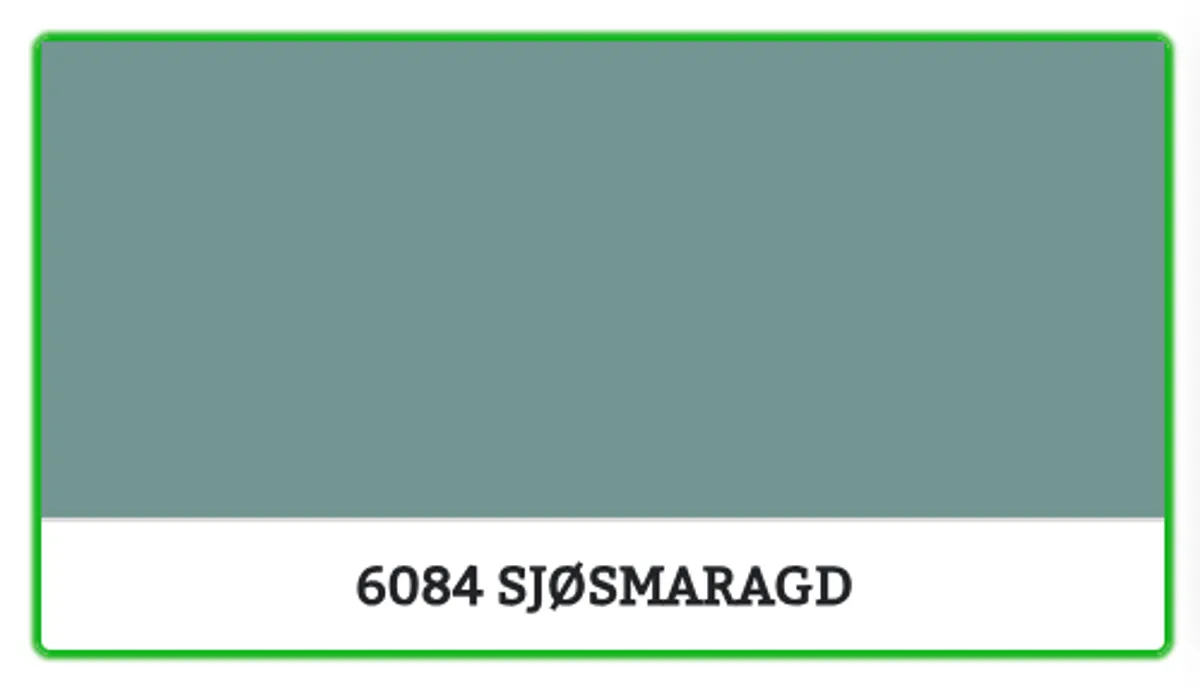 6084 - SJØSMARAGD - 0.45 L - Maling