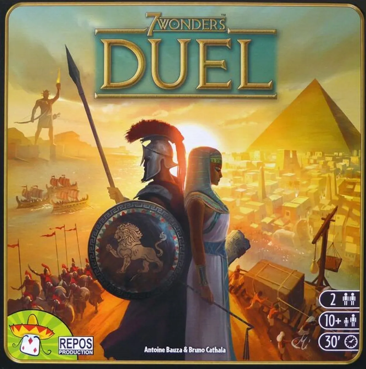 7 Wonders Duel - Brætspil - Nordic