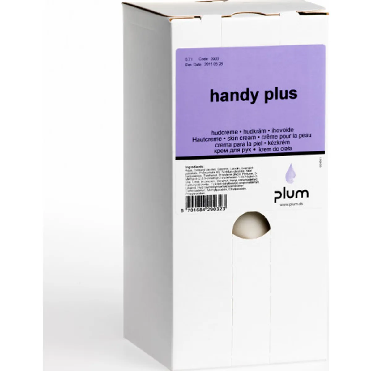 8 stk HANDY PLUS CREME PLUM 0,7 LTR