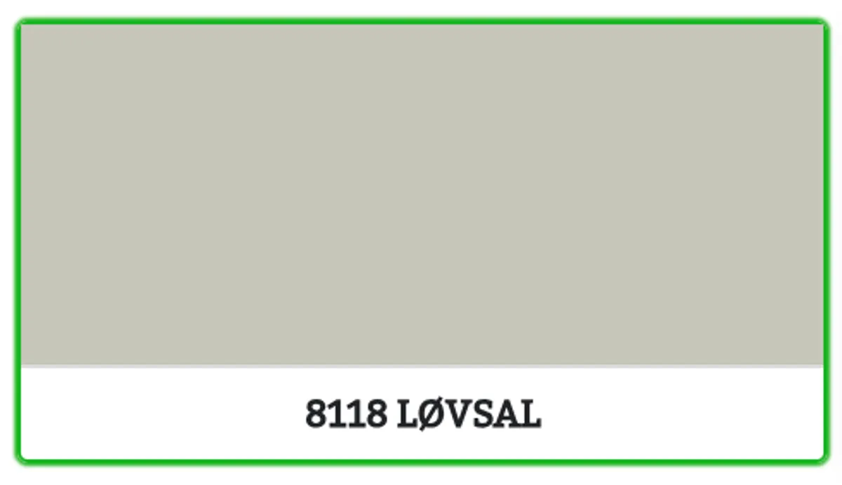 8118 - LØVSAL - 0.45 L - Maling