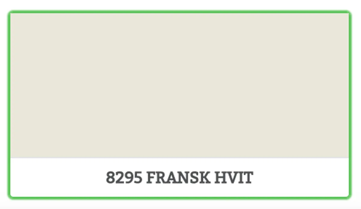 8295 - FRANSK HVIT - 0.45 L - Maling