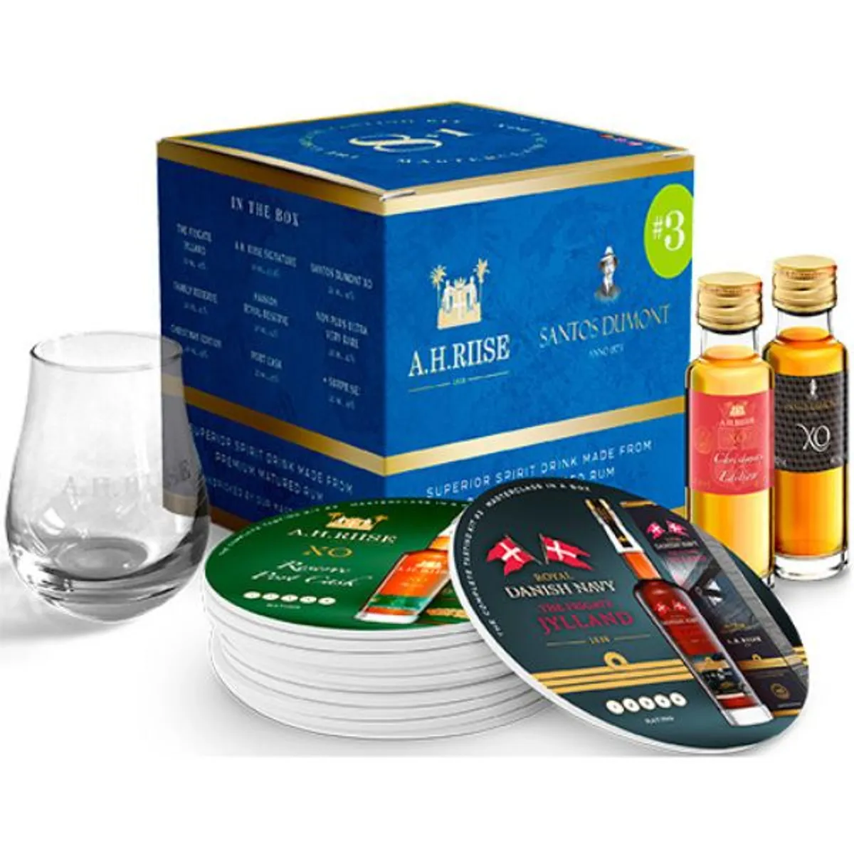 A.H. Riise Tasting Kit 8+1 Valdemar #3 Blue