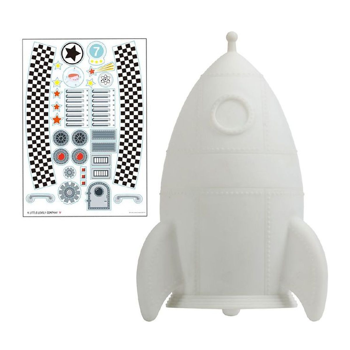 A Little Lovely Company Lampe - 20 cm - Rocket