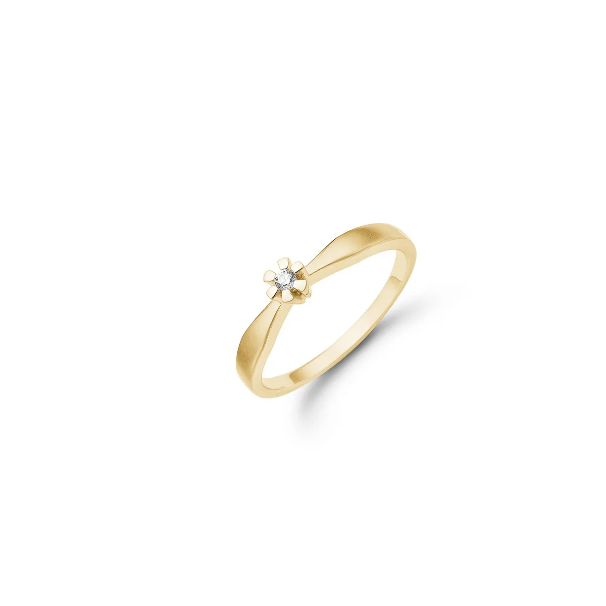 Aagaard - Eternity ring 0,03ct. 8 kt. guld