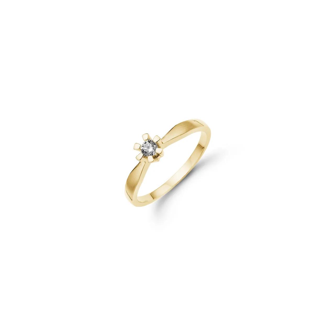 Aagaard - Eternity ring 0,05 ct. 14 kt. guld