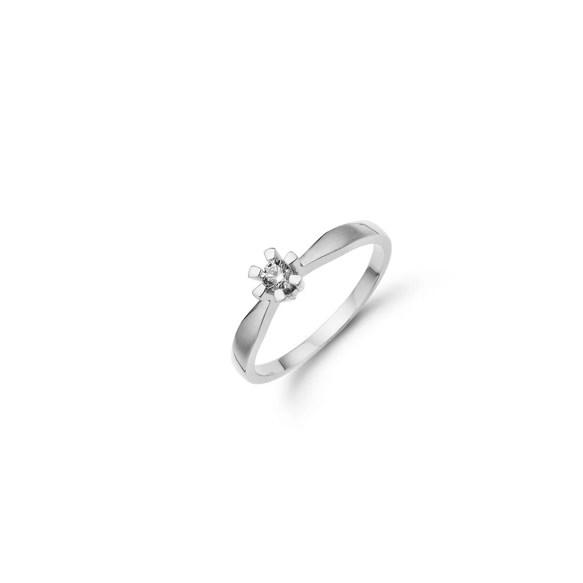 Aagaard - Eternity ring 0,05 ct. 14 kt. hvidguld