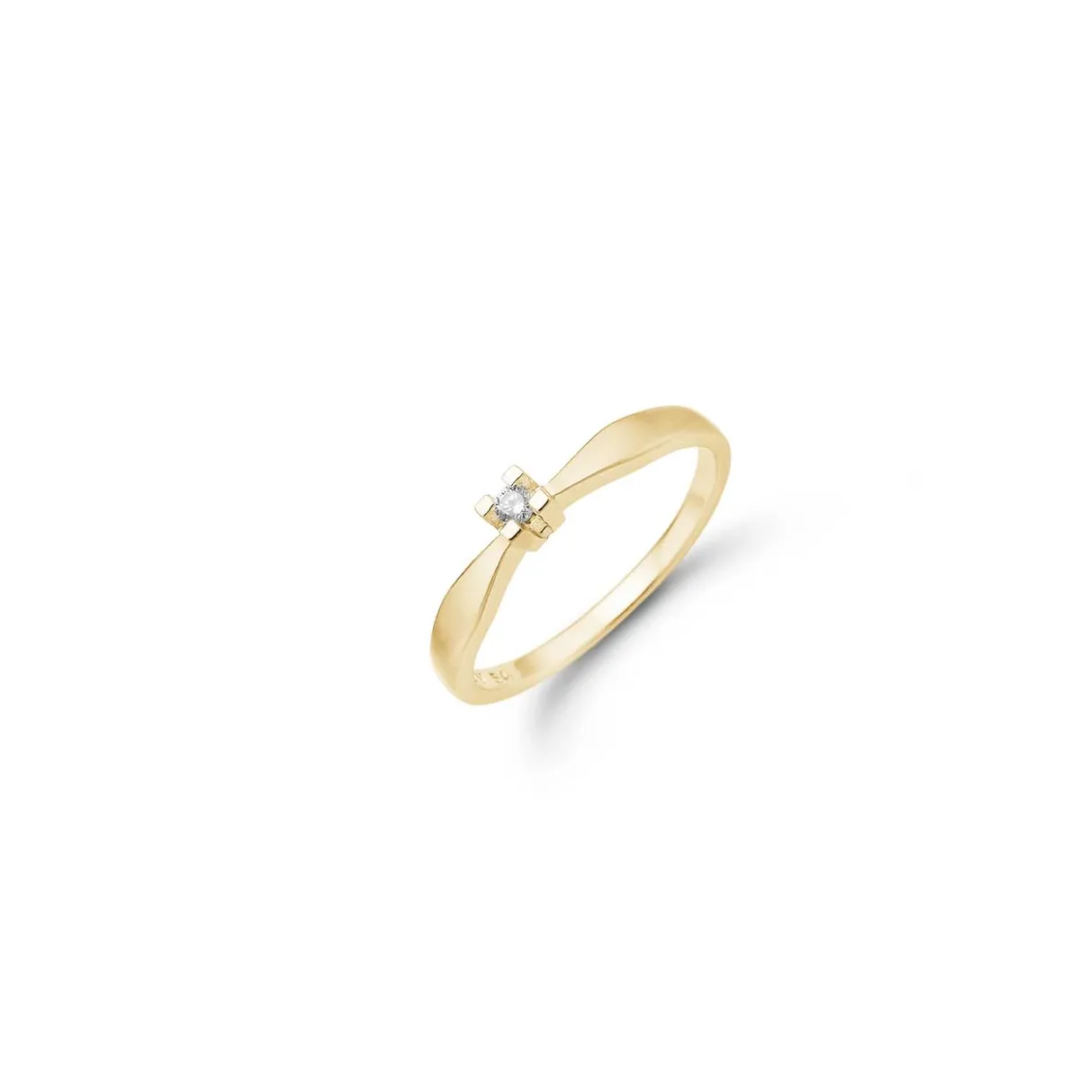 Aagaard - Eternity ring 0,05ct. 8 kt. guld