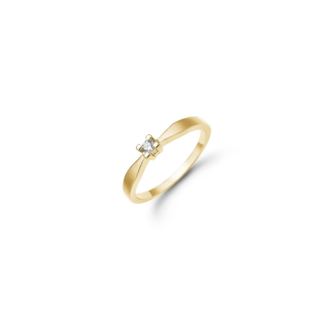 Aagaard - Eternity ring 0,10 ct 14 kt. guld