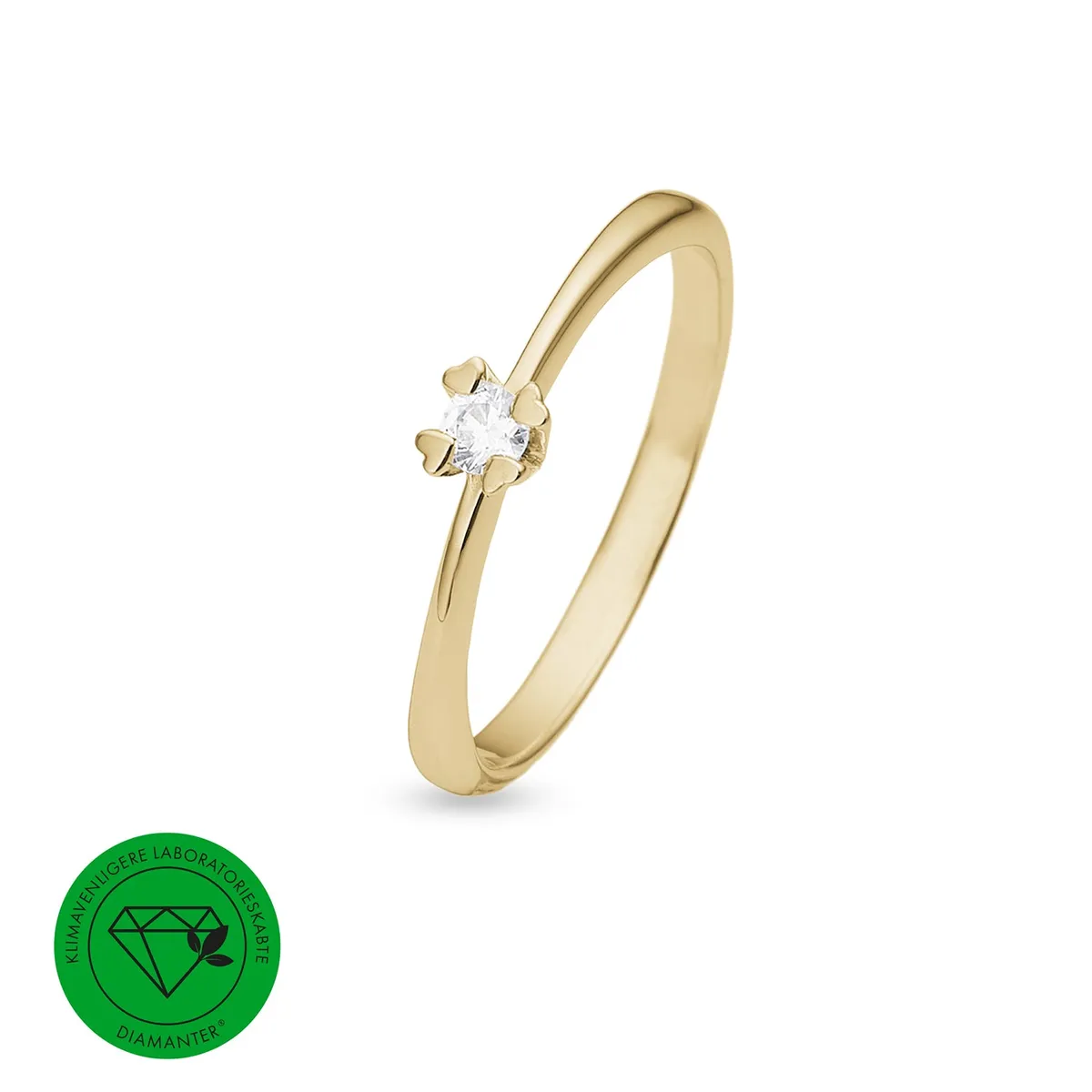 Aagaard - Mary ring 0,10 ct. 8 kt. guld