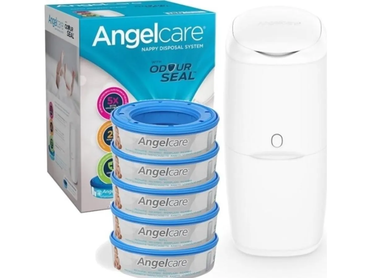 Abakus Abakus-Classic Diaper Container + 5 Angelcare Cartridges