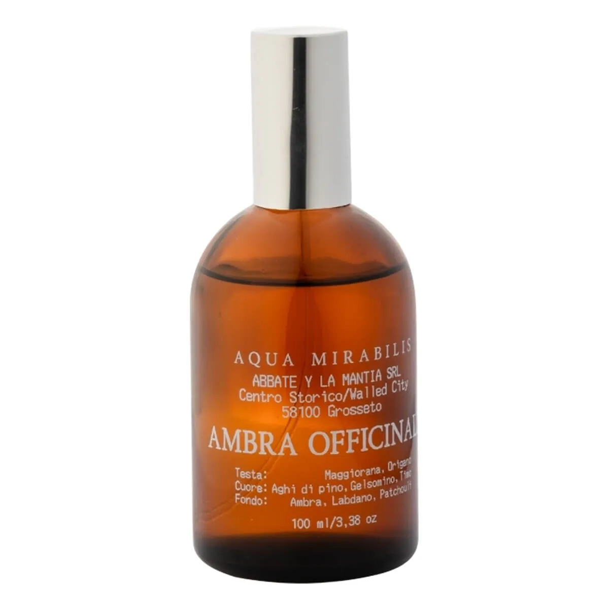 Abbate Y La Mantia Aqua Mirabilis, Ambra Officinale, 100 ml.