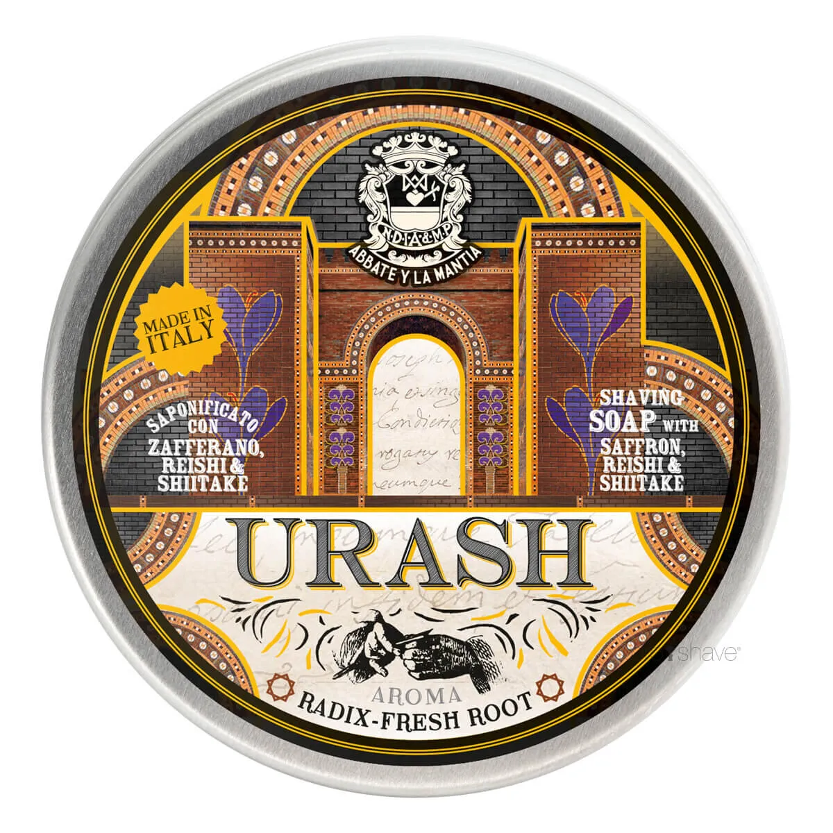 Abbate Y La Mantia Barbersæbe, Urash, 200 ml.