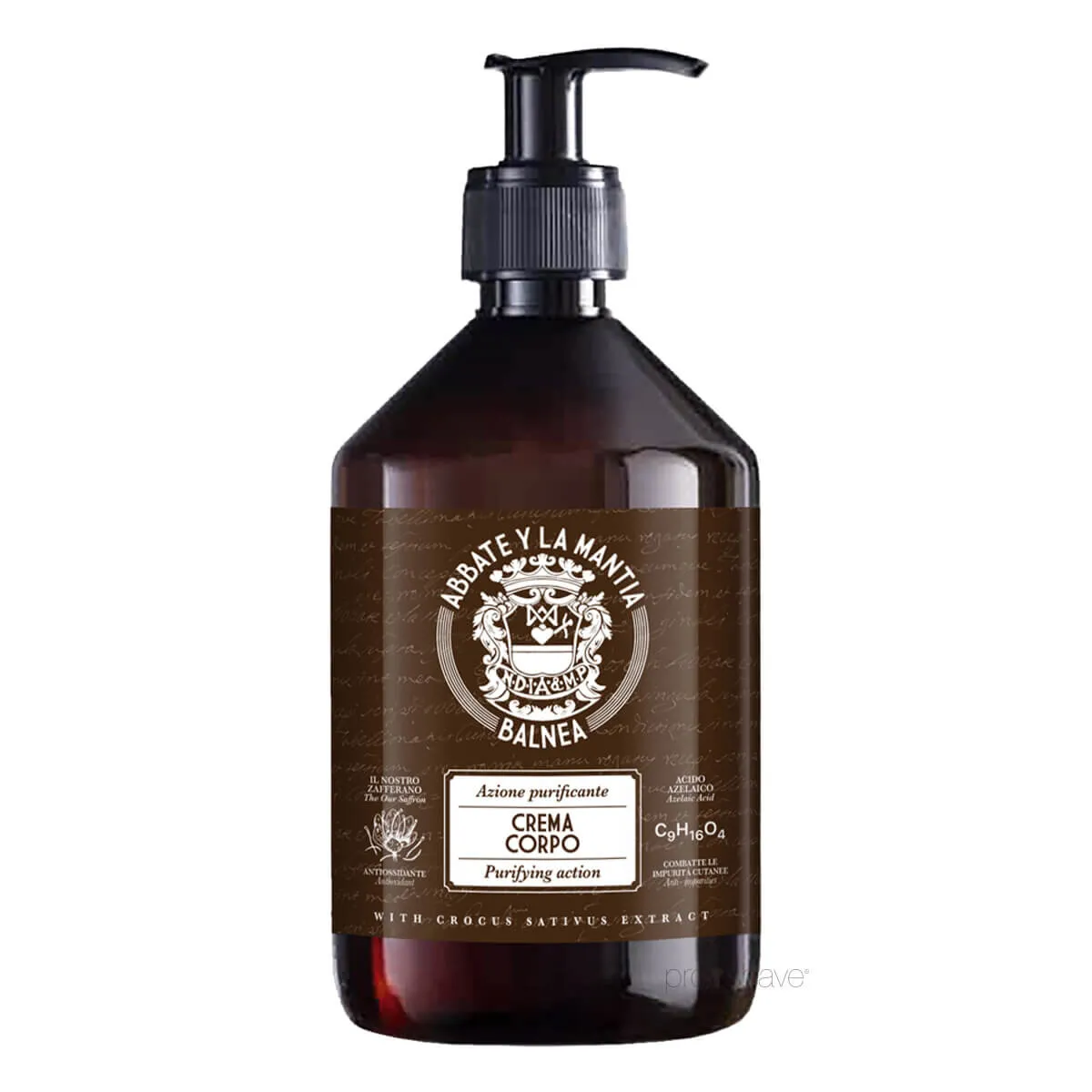 Abbate Y La Mantia Body Creme, Mænd, 500 ml.