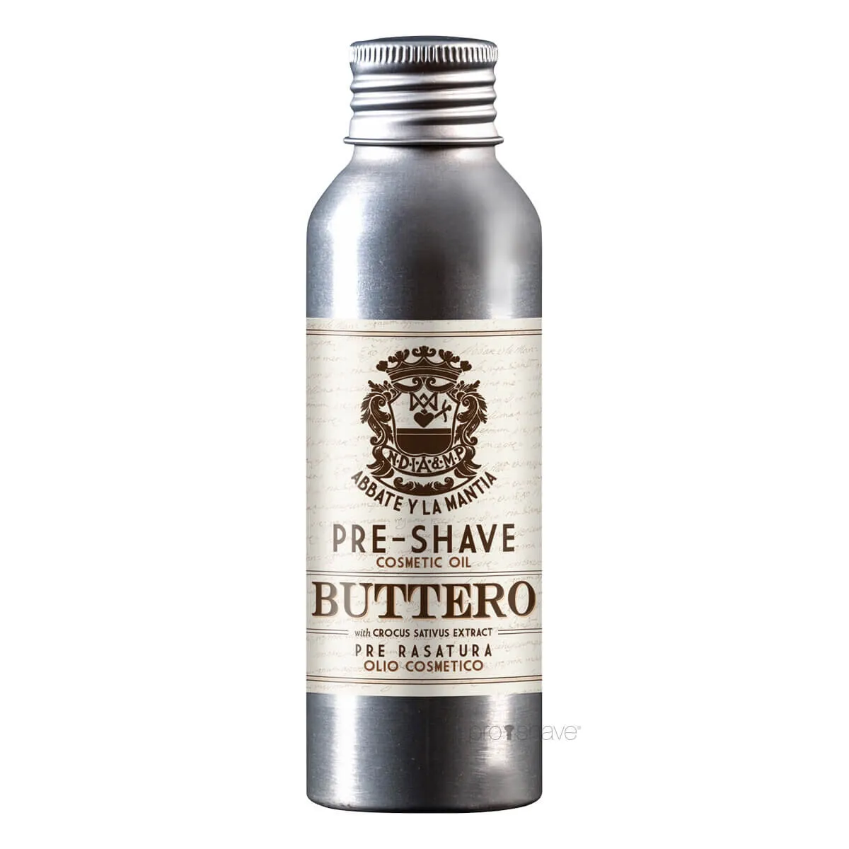 Abbate Y La Mantia Preshave Olie, Buttero, 100 ml.