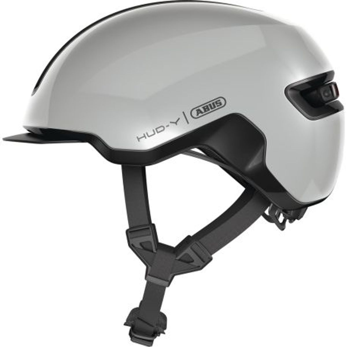 Abus HUD-Y race grey cykelhjelm