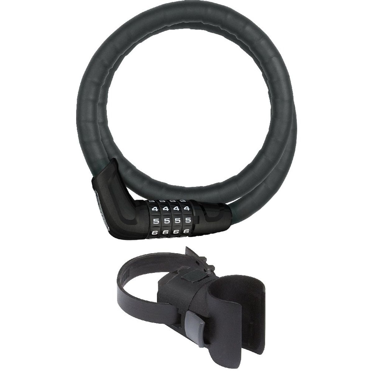 Abus Steel-O-Flex 6615 Tresorflex Combo m/holder, 120cm