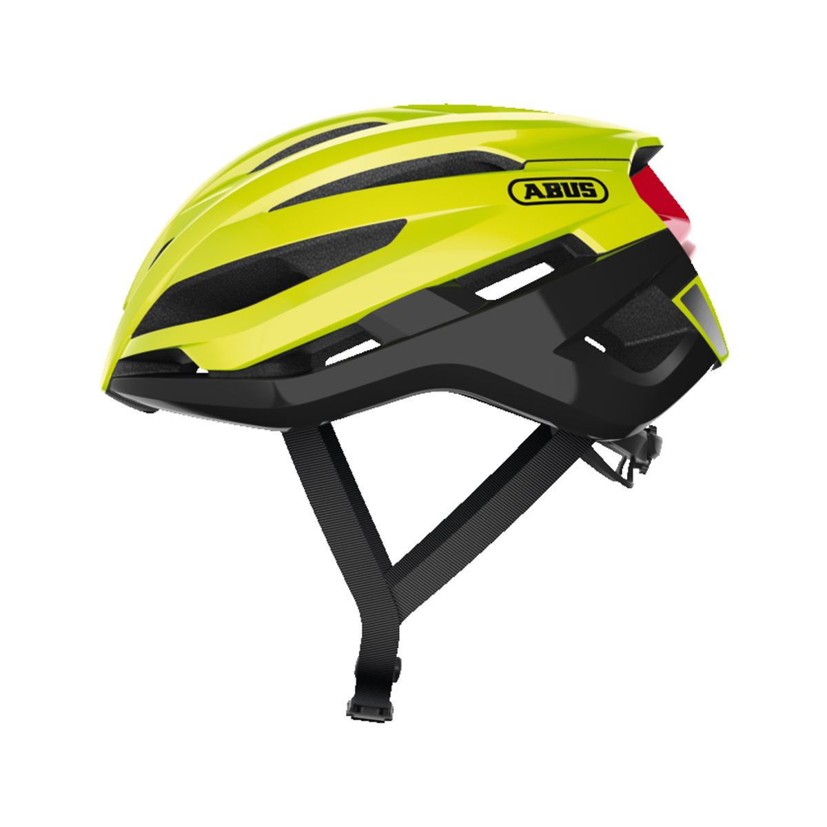 Abus StormChaser - Cykelhjelm - Neon gul - Str. S