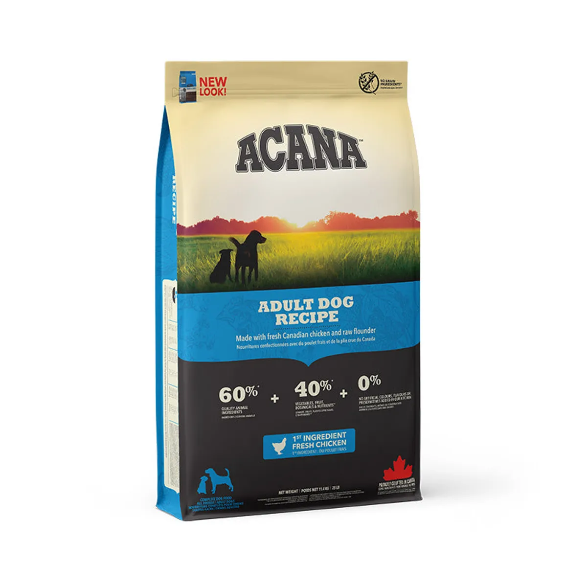 Acana Adult Dog Recipé kylling og grønsager 11,4Kg