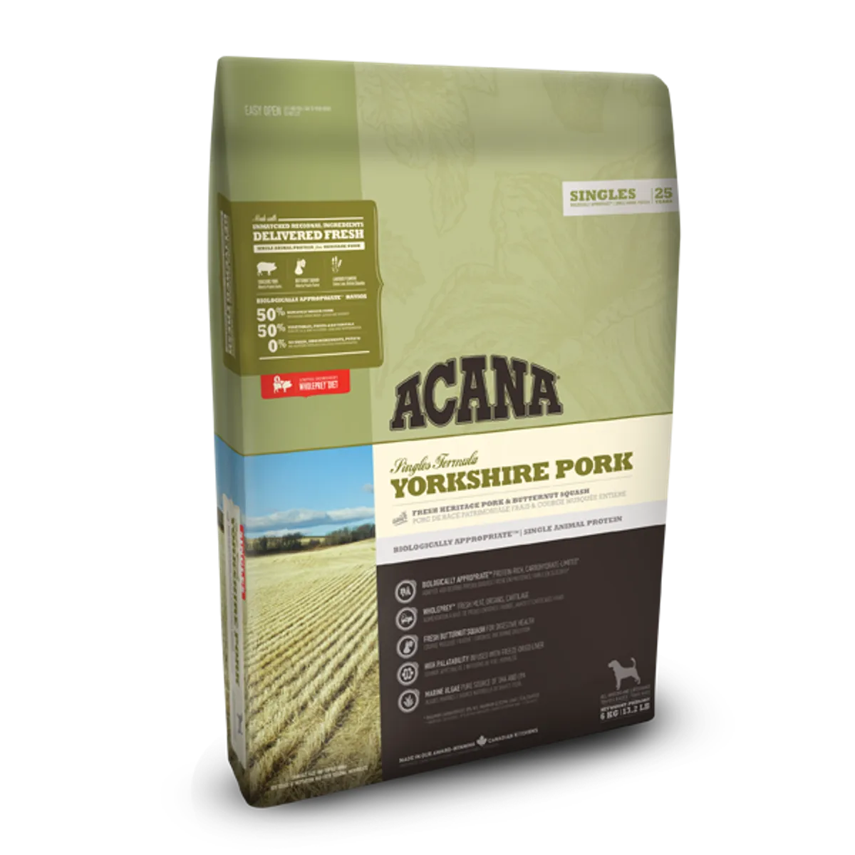 ACANA hundefoder Yorkshire pork 6 kg