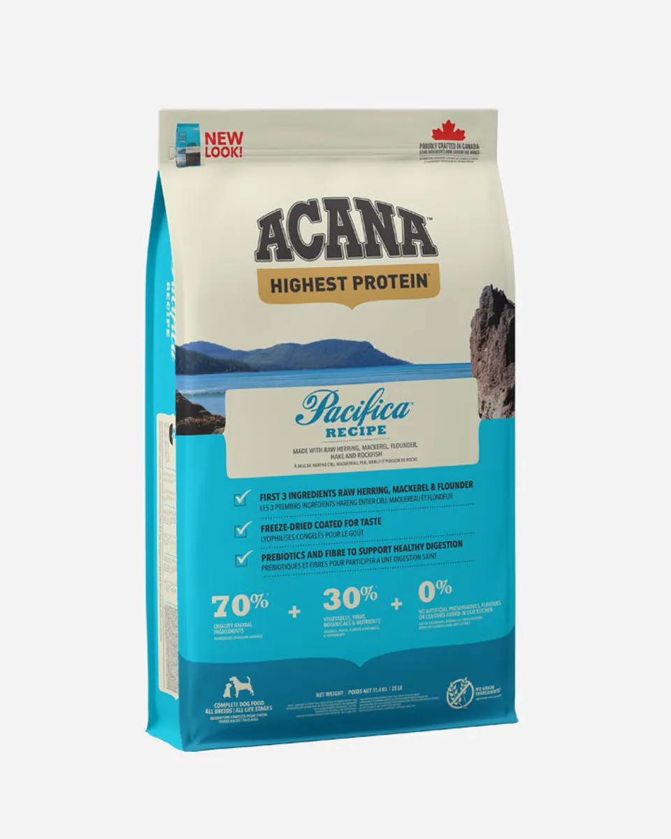 Acana Pacifica - Single Protein med Fisk, 11.4 kg