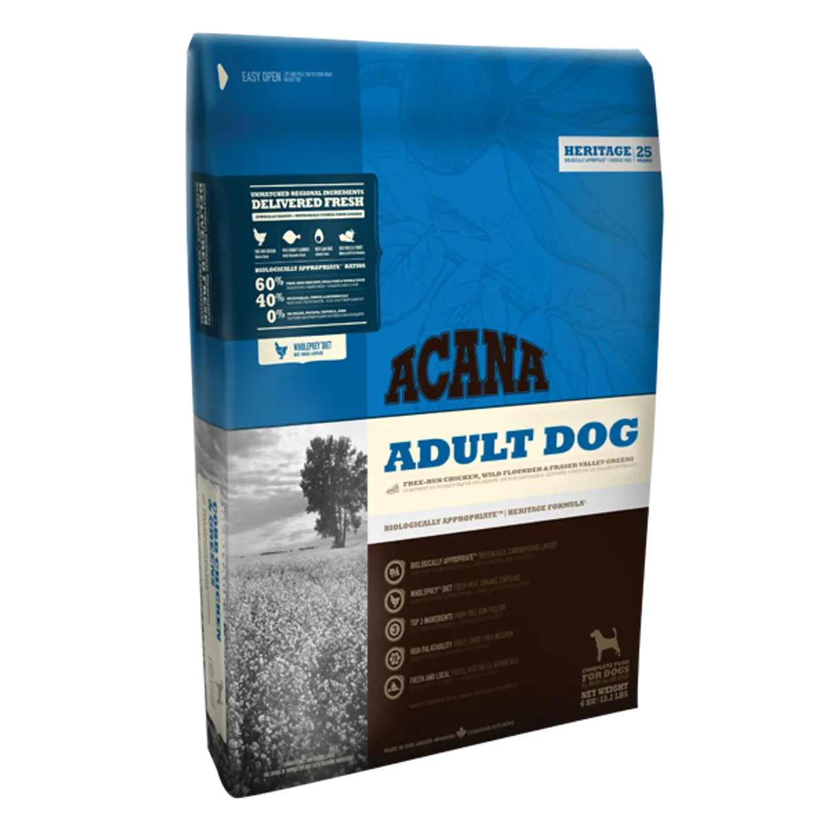 ACANA voksen hundefoder 11,4 kg